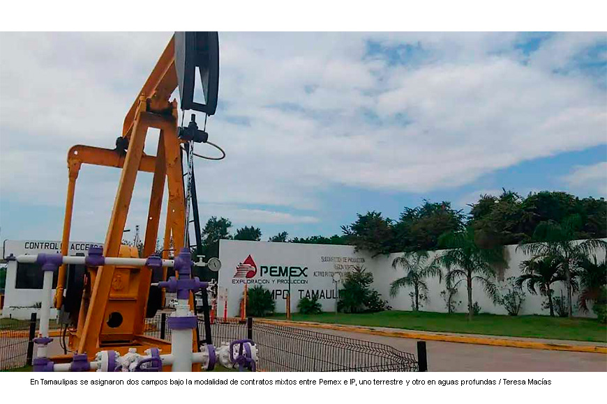 Campos petroleros de Tamaulipas son asignados por Pemex a contratos mixtos
