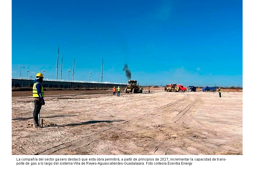 Esentia Energy construye estación de compresión de gas en Aguascalientes