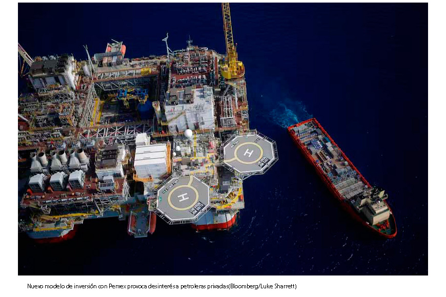 Nuevo modelo de inversión con Pemex provoca desinterés a petroleras privadas