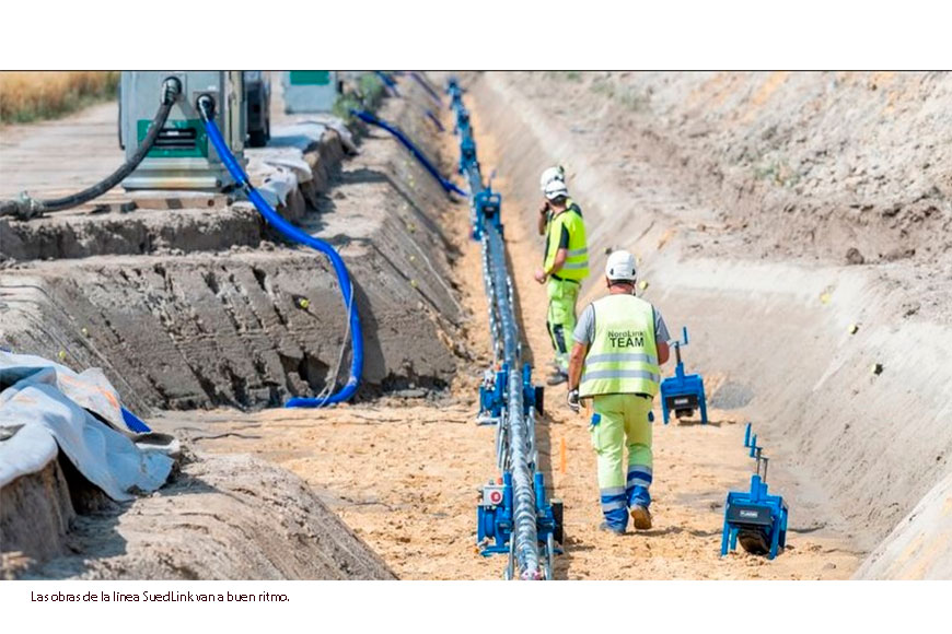 Internacional: Alemania inicia la construcción de una línea eléctrica Norte-Sur fundamental para la transición energética