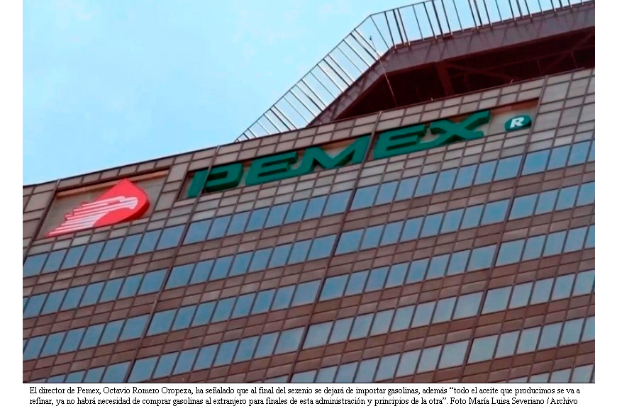 Suma balanza de Pemex 4 meses con superávit y acumula saldo positivo