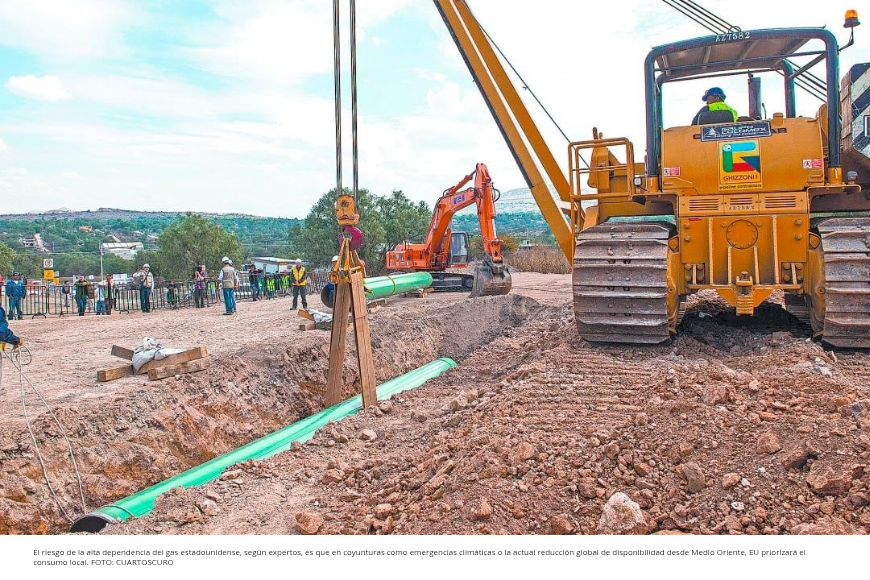 Importación de gas natural desde EU registró nuevo récord en 2025