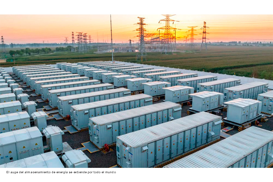El auge del almacenamiento de energía se extiende por todo el mundo
