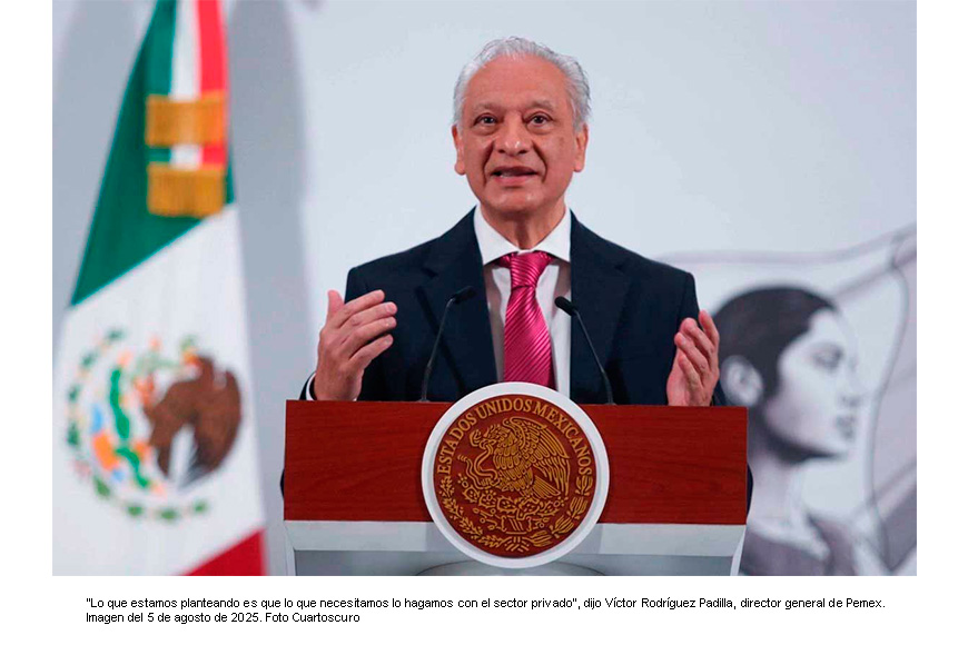 Pemex trabaja en pagar adeudos con proveedores: Víctor Rodríguez