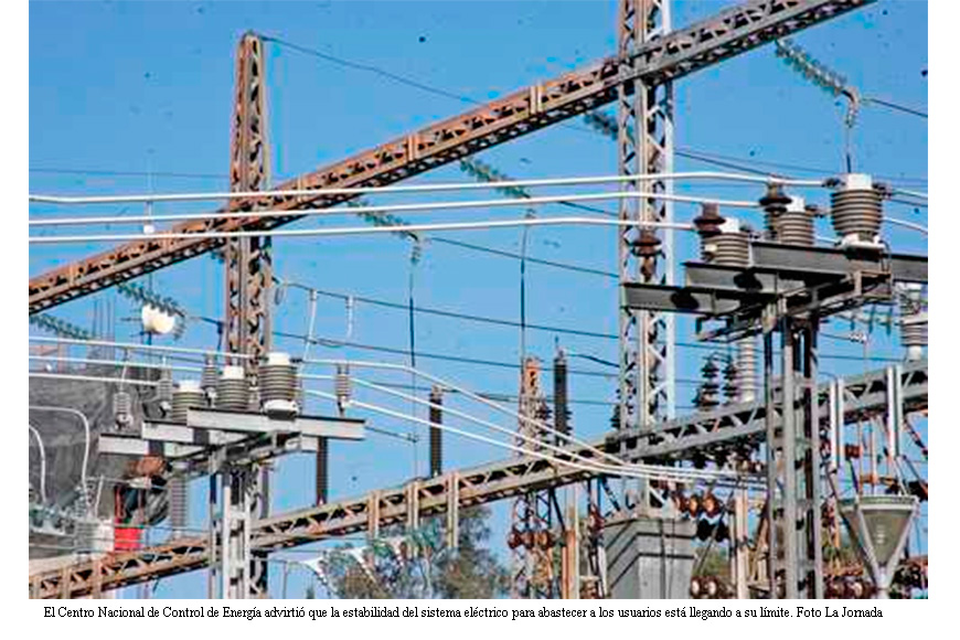 Hubo emergencia en la red eléctrica