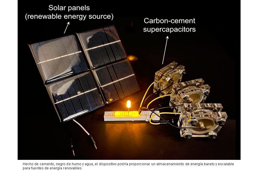 Nota internacional: Ingenieros del MIT crean un supercondensador que almacena energía a partir de materiales antiguos y baratos