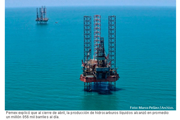 Pemex aumentará inversión para la producción de hidrocarburos