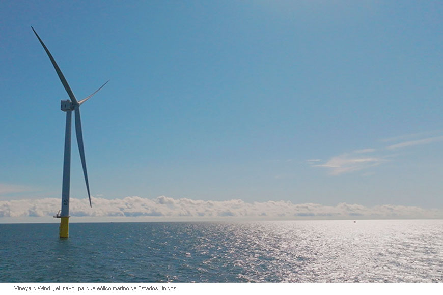 Internacional: Iberdrola, Iniciamos la puesta en marcha de Vineyard Wind I, el mayor parque eólico marino de Estados Unidos