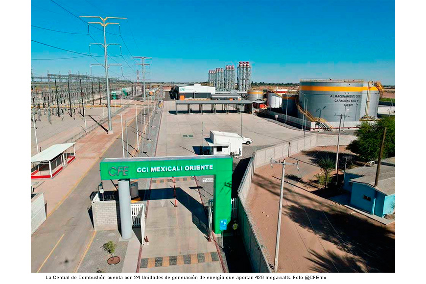 CFE inicia operaciones de la Central de Combustión en Baja California