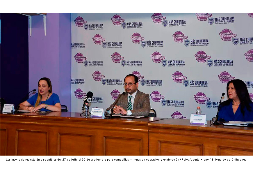 Chihuahua reconocerá a las empresas mineras más destacadas; abren convocatoria del Distintivo “Minería y Prosperidad 2026”