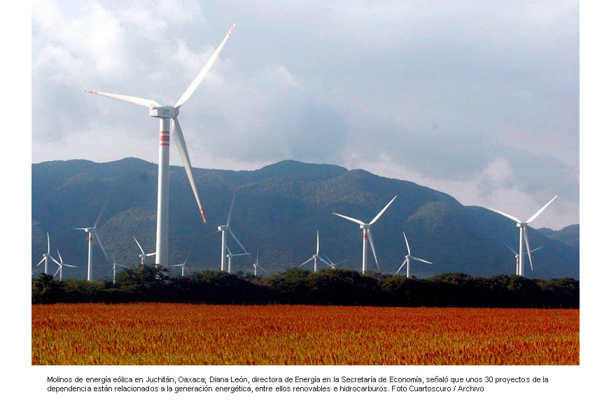 Proyectos de energía suman cerca de 200 mil mdd: SE