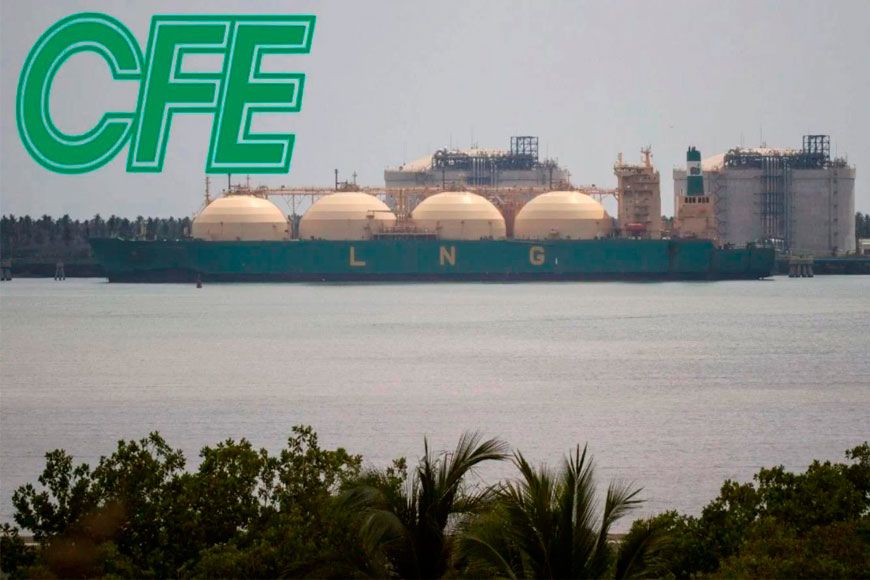La CFE proyecta a 2030 un alza de 72% en su generación con gas natural y de 9% en la de fuentes limpias