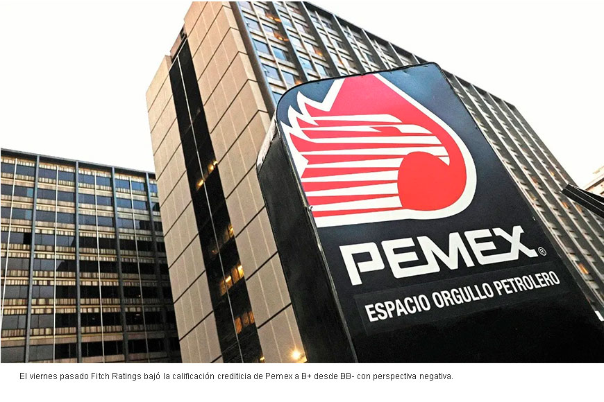 Baja en nota crediticia impactará en gasto de operación de Pemex