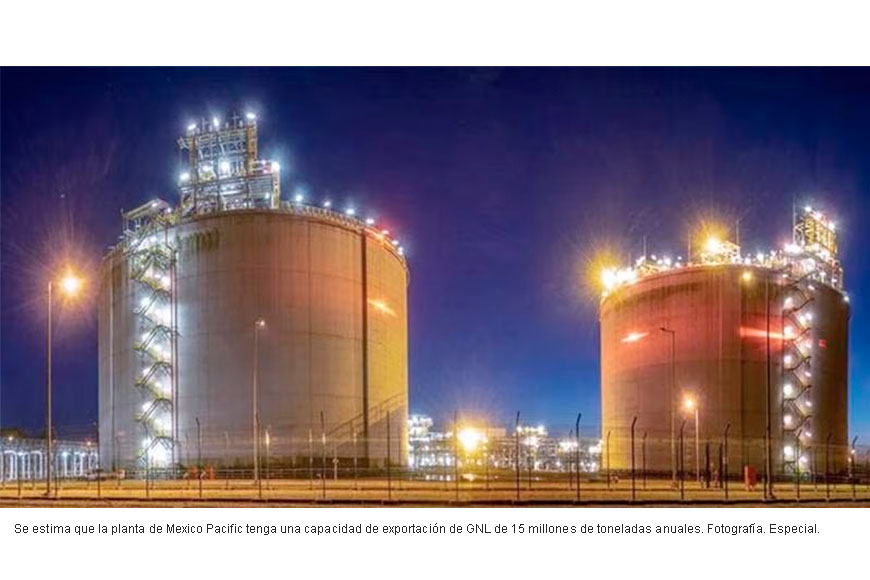 México, cerca de ser cuarto lugar en exportación de gas natural licuado (GNL)