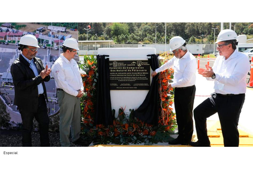 Inauguran estación de gas natural en Pátzcuaro; respalda nuevas inversiones en Michoacán