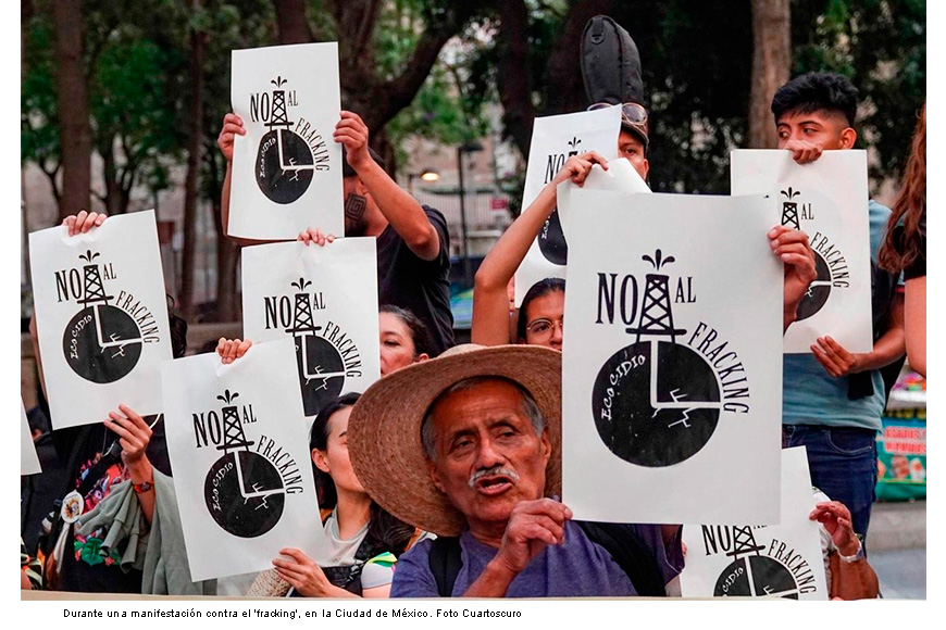 Pueblos potosinos piden a Sheinbaum vetar 'fracking' y minería a cielo abierto