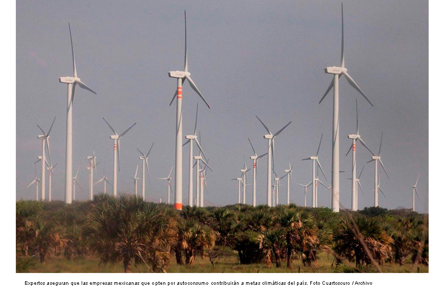 El autoconsumo eléctrico, clave para que México cumpla sus metas climáticas internacionales
