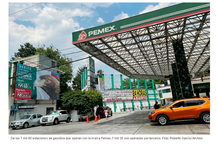 En un año abrieron 267 estaciones de gasolina de Pemex