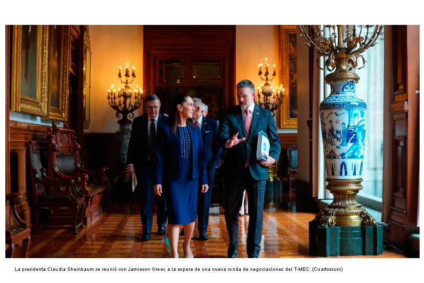 Termina tercera ronda para revisar el T-MEC con avances entre México y EU