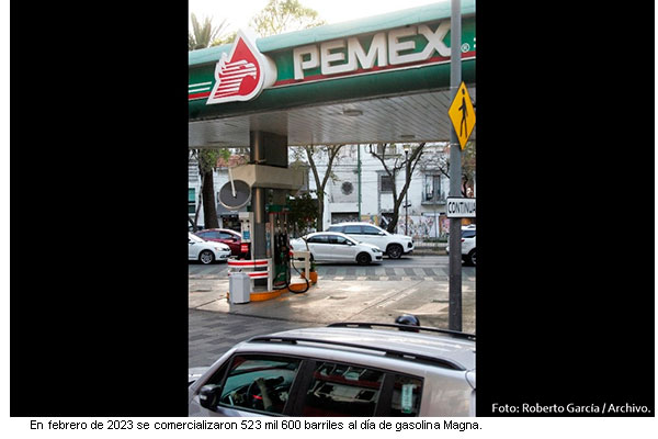 Venta de gasolina de Pemex sigue al alza en el mercado nacional