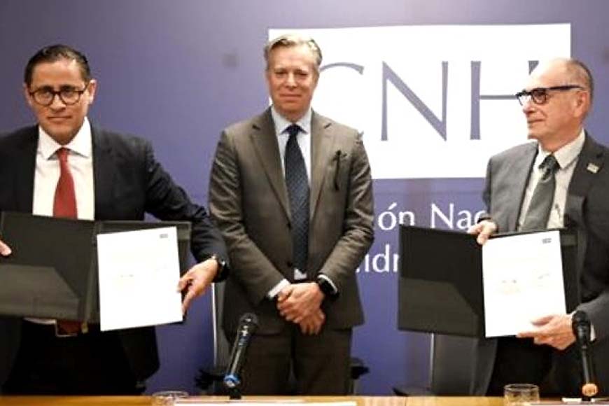 Firma CNH convenio de colaboración con Centro de administración sostenible de la ONU