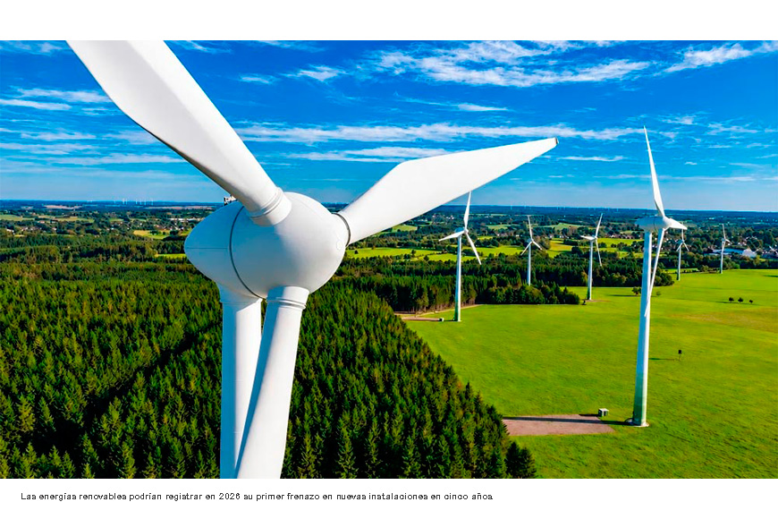 Las energías renovables afrontan su primer frenazo mundial en 5 años y los expertos señalan la principal causa