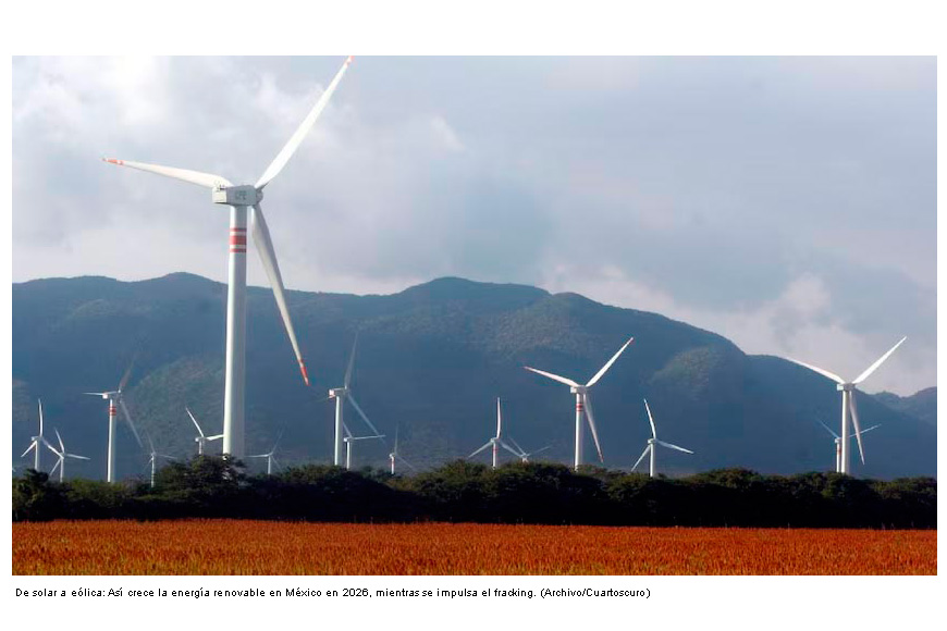 CFE ‘presume salto’ en energías renovables: El 26% de la generación eléctrica es de fuentes limpias