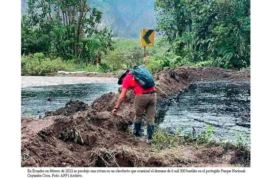 Internacional: Nuevo derrame de petróleo contamina río amazónico; afecta a pobladores en Ecuador