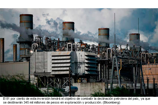 Elevan 34% inversión de Pemex; se enfoca en producir más