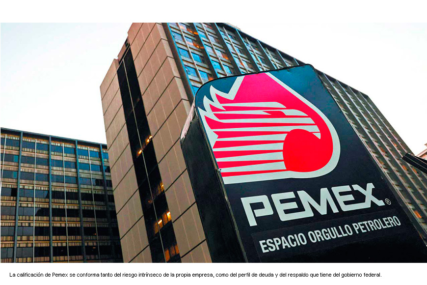 Moody’s podría subir dos peldaños la nota de Pemex