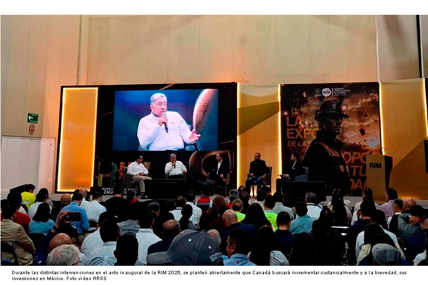 Zacatecas: en Reunión Internacional de Minería, Canadá apremia explotación de tierras raras y minerales críticos