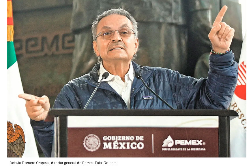 Pemex desmiente la salida de su director general, Octavio Romero Oropeza