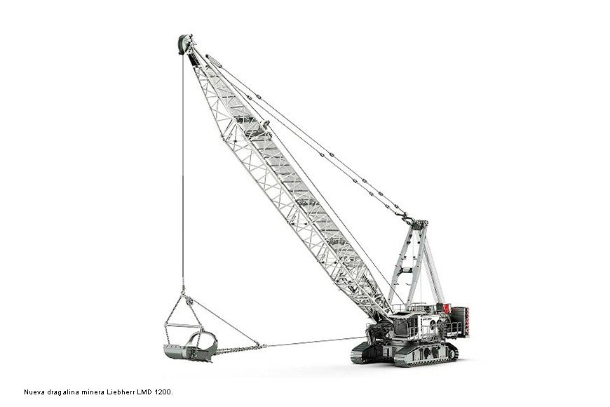 Liebherr presenta una nueva dragalina: LMD 1200