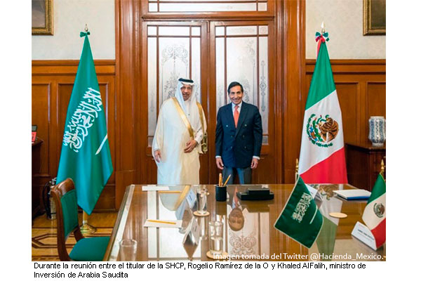 Acuerdan México y Arabia Saudita cooperación en energía y fertilizantes