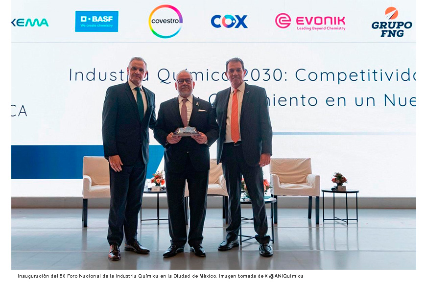 ANIQ pide garantizar gas, electricidad y materias primas para reactivar industria química