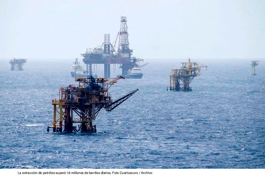 Repuntó en abril la producción de Pemex; aumento fue de 1.5% anual