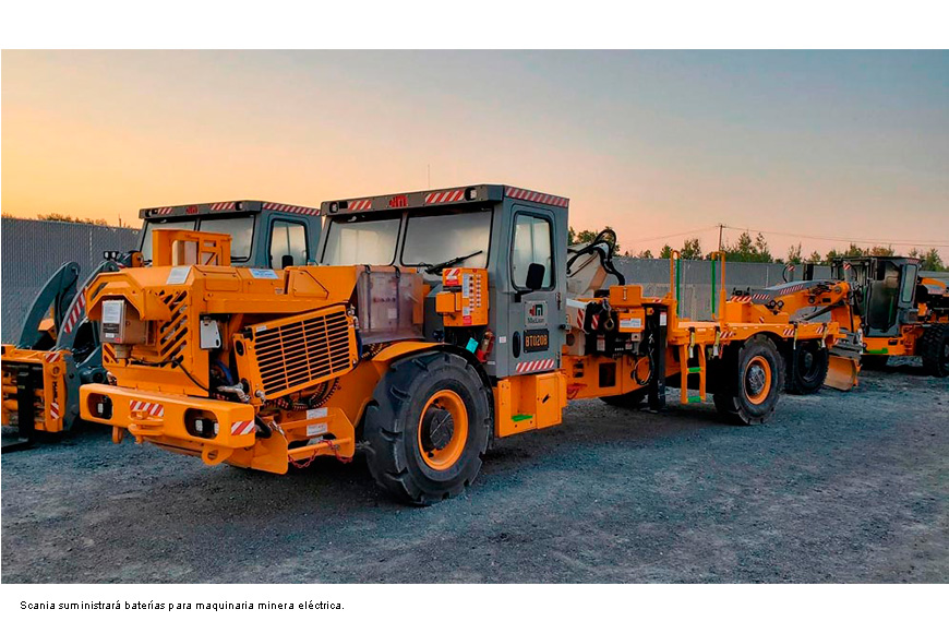 Scania lleva sus baterías a la minería subterránea, donde el diésel tiene cada vez menos argumentos