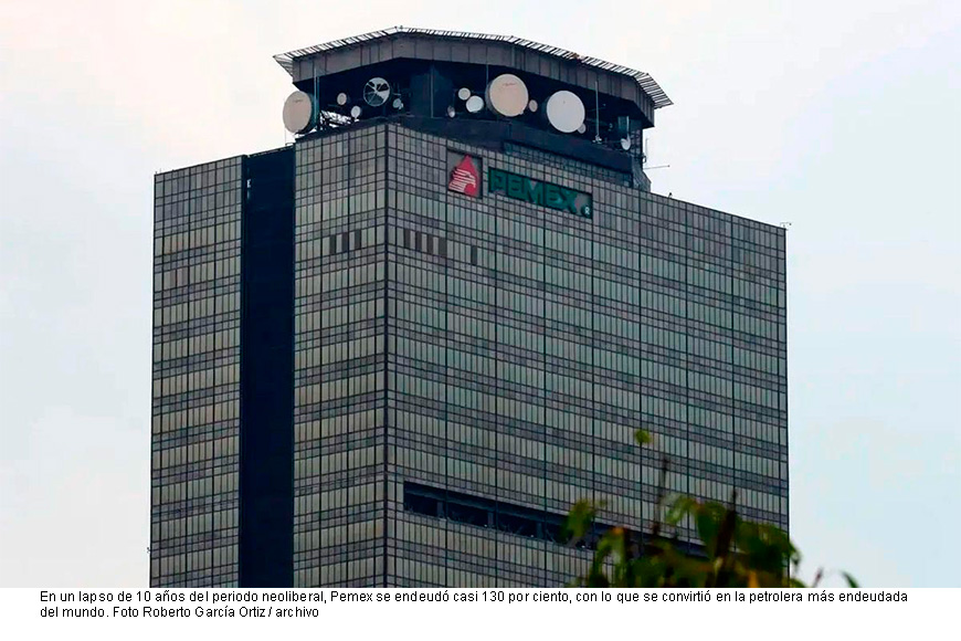 Deuda de Pemex se redujo 20% durante 2025; es el nivel más bajo en 11 años: Sener