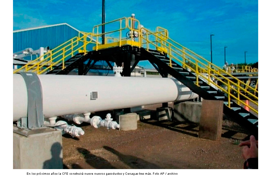 Gobierno invertirá 140 mil mdp en ampliación y modernización de ductos para gas natural