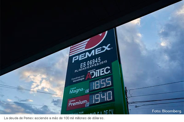 Pemex ‘en apuros’: Tendrá que pagar 18 mil mdd de su deuda antes de terminar 2023